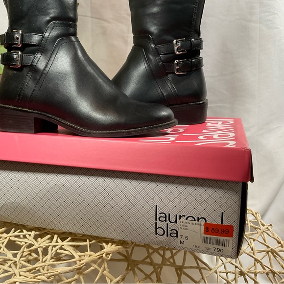 Lauren Blakwell Women’s Classic Knee-High Boots - Size 7.5, Elegantly Used - Picture 3 of 9